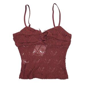 Heart of Sun Donna Camisole in Rose Knit